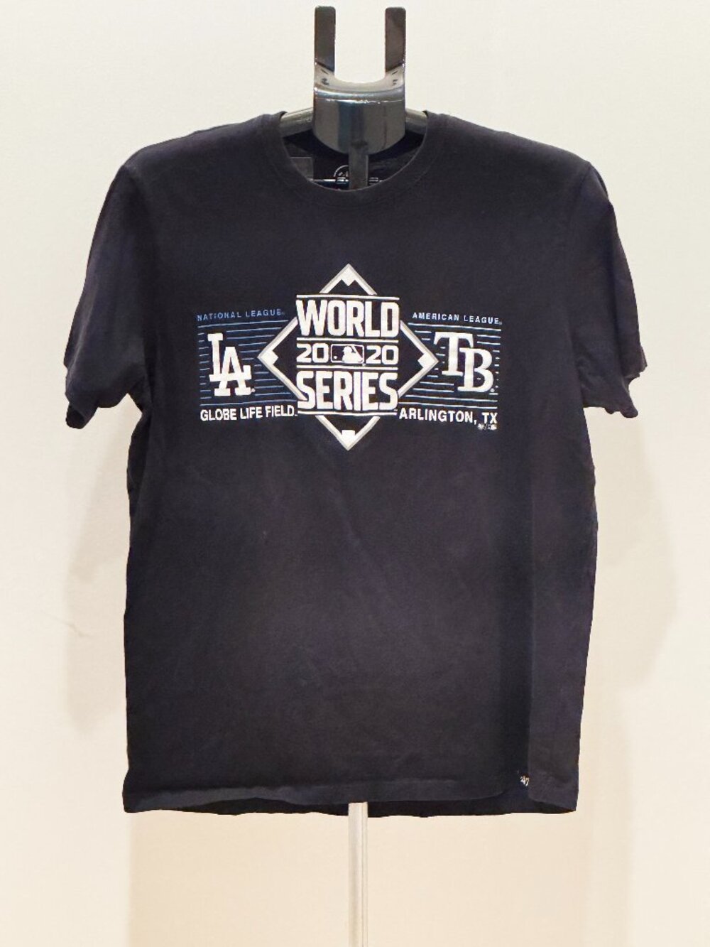 '47 Brand 2020 World Series Matchup Shirt LA Dodgers TB Rays Men's M